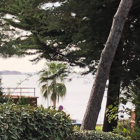 50M Plage T2 Grande Terrasse Vue Mer Climatise Piscine Chauffee, Parking Clos Gratuit Sanary-sur-Mer Kültér fotó