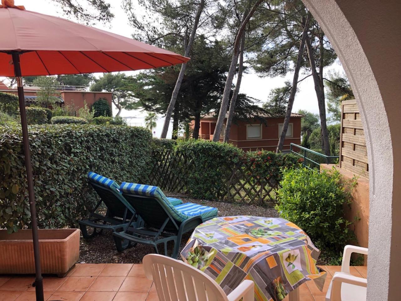 50M Plage T2 Grande Terrasse Vue Mer Climatise Piscine Chauffee, Parking Clos Gratuit Sanary-sur-Mer Kültér fotó