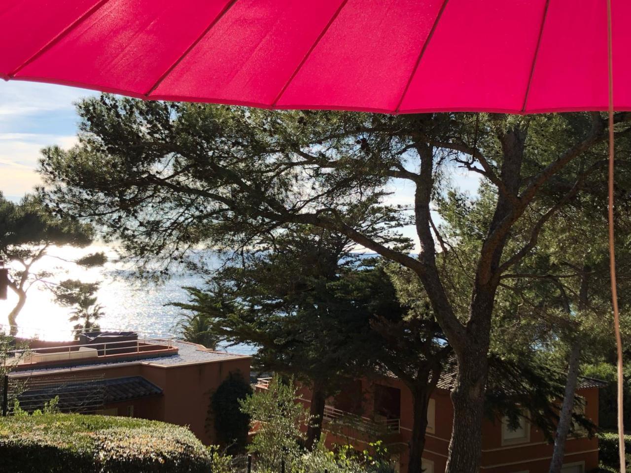 50M Plage T2 Grande Terrasse Vue Mer Climatise Piscine Chauffee, Parking Clos Gratuit Sanary-sur-Mer Kültér fotó