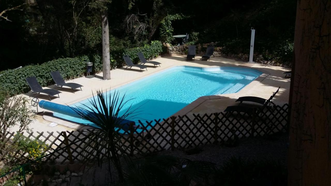 50M Plage T2 Grande Terrasse Vue Mer Climatise Piscine Chauffee, Parking Clos Gratuit Sanary-sur-Mer Kültér fotó