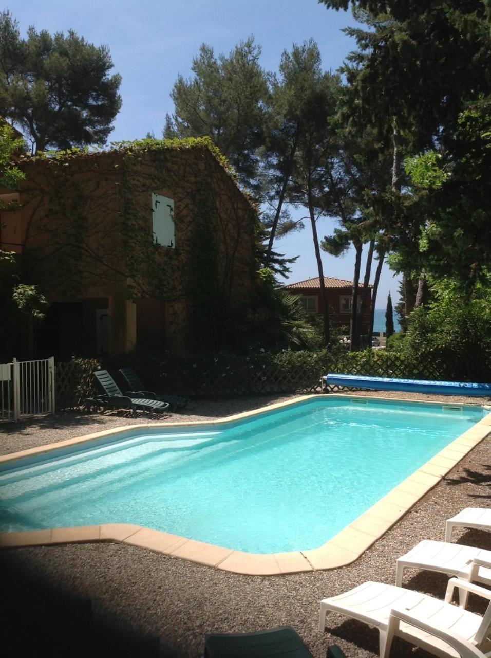50M Plage T2 Grande Terrasse Vue Mer Climatise Piscine Chauffee, Parking Clos Gratuit Sanary-sur-Mer Kültér fotó